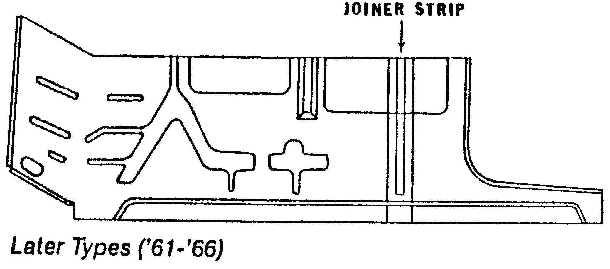 Studebaker Lark Floor Panels 1961-1966 Sedans, Wagons & Convertibles