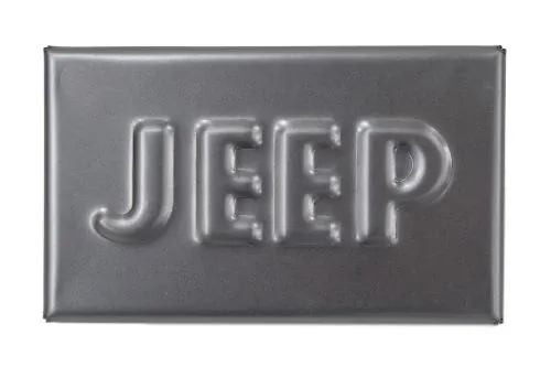 Early JEEP Stamped Wall Hanger - Image 2