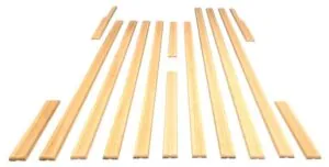 WILLYS Wagon '46-'51 - Rear Cargo Floor Wood Bed Rails - 2.5" Wide